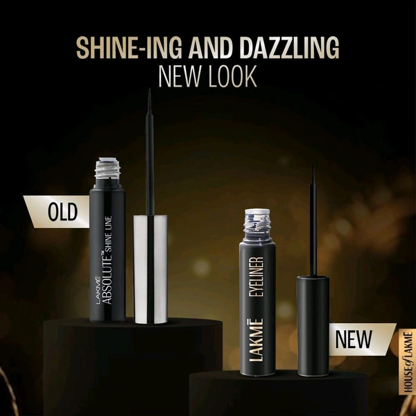 Lakme Absolute Liquid Eye Liner Lightweight & Smudgeproof , Black (4.5ml)