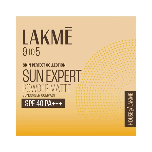 Lakme Sun Expert SPF 40 PA+++ Ultra Matte Compact,7gm 
