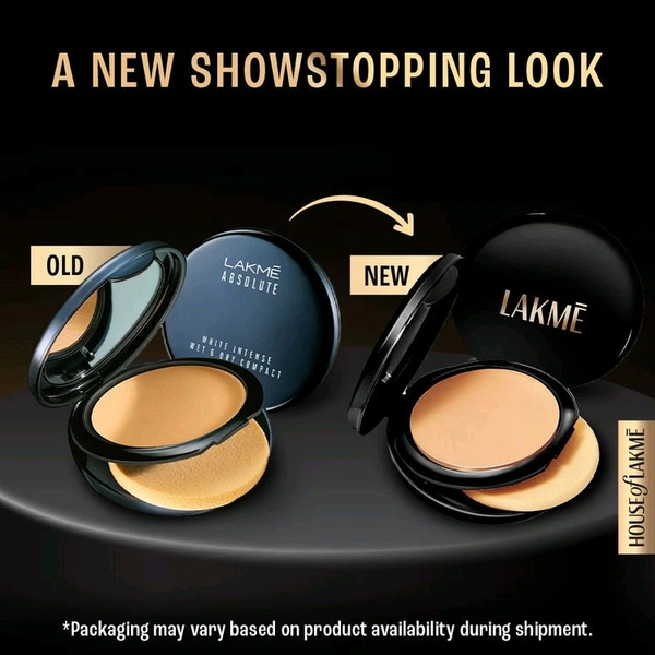 Lakme Xtraordin-Airy Compact, 2 In 1 Compact + Foundation, Beige Honey 05 