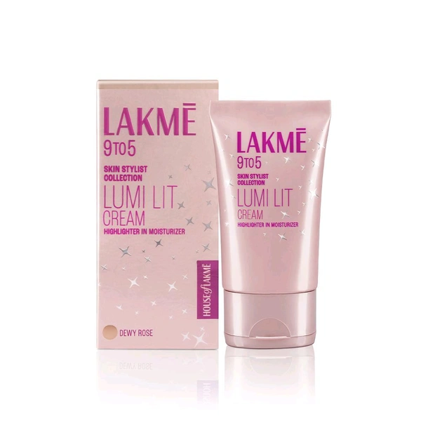 Lakme Lumi Lit Strobe Cream Highlighter Moisturizer ,30gm 