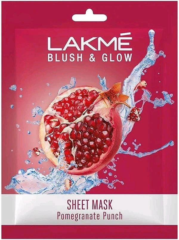 Lakme Pomegranate Sheet Mask, 25 ml