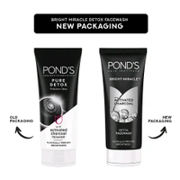 Ponds Bright Miracle Pure Detox Anti-Pollution Clear Face Wash (100gm)