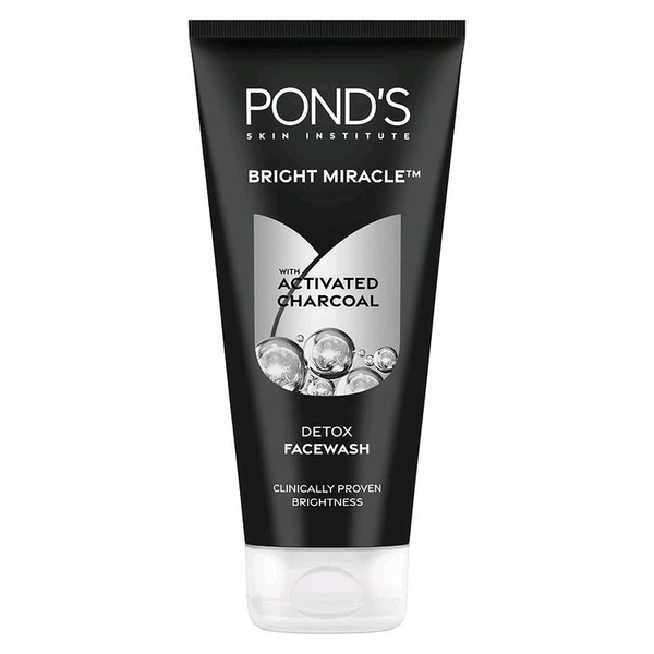 Ponds Bright Miracle Pure Detox Anti-Pollution Clear Face Wash (150g)