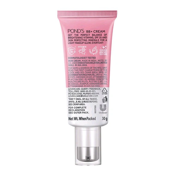 Ponds BB+ Cream Instant Spot Coverage ,30gm