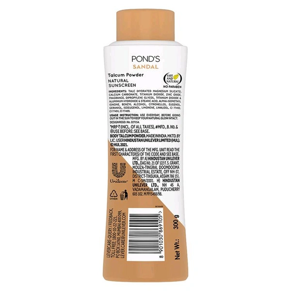 Ponds Sandel Redice Talcum Powder, 300gm