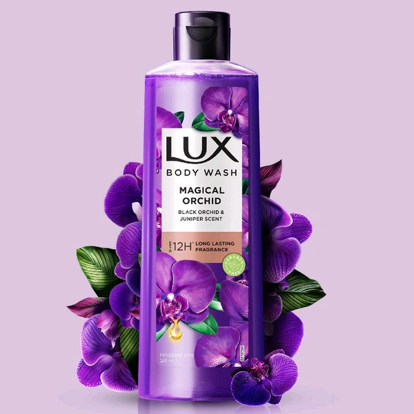 Lux Body Wash Magical Orchid Shower Gel ,245ml 