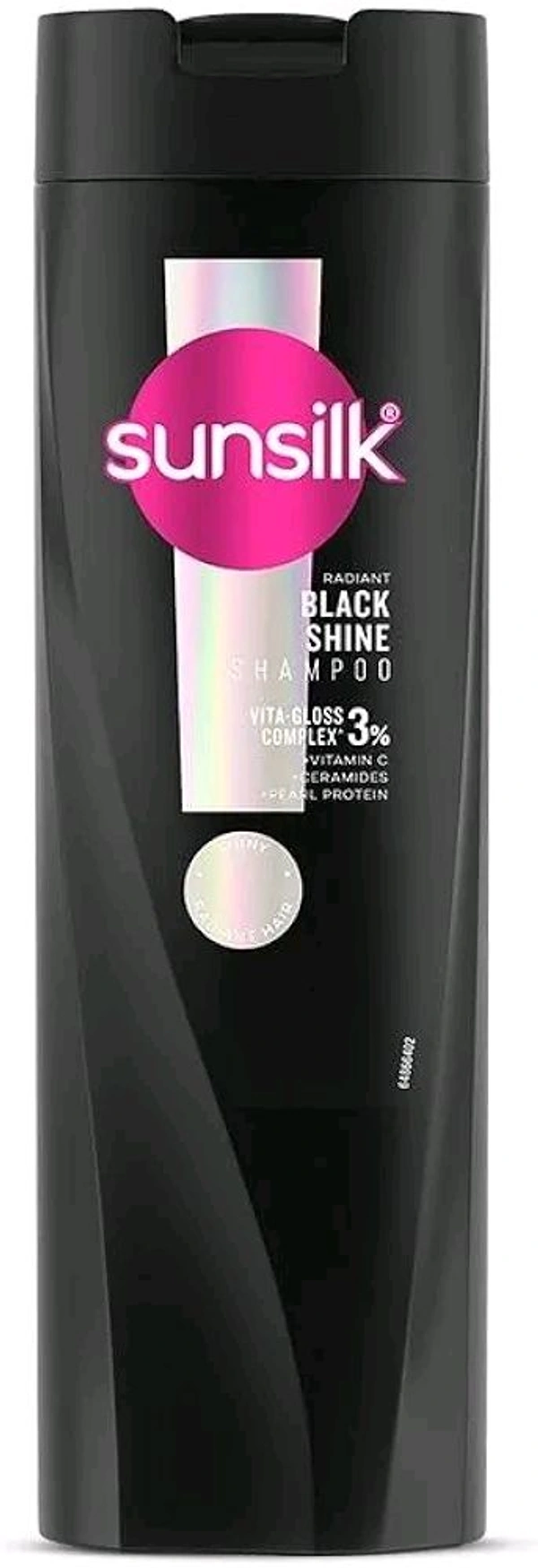 Sunsilk Radiant Black Shine Shampoo ,180ml 