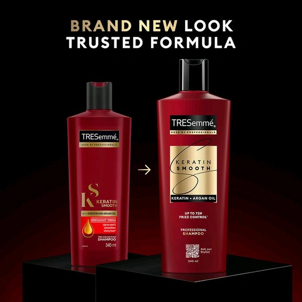 Tresemme Keratin Smooth With Argan Oil Shampoo (340ml)