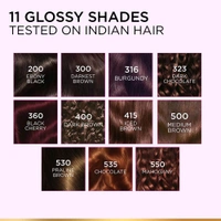 Loreal Paris Casting Creme Gloss Hair Color 400 Dark Brown (60ml+100g)
