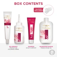 Loreal Paris Excellence Creme Hair Color - 3 Dark Brown (72ml + 100g)
