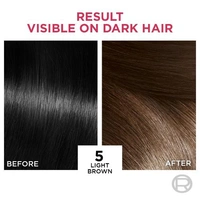 Loreal Paris Excellence Creme Hair Color - 5 light Brown (72ml + 100g)