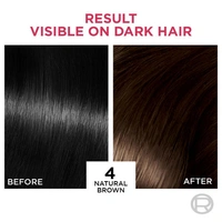 Loreal Paris Excellence Creme Hair Color - 4 natural brown (72ml + 100g)