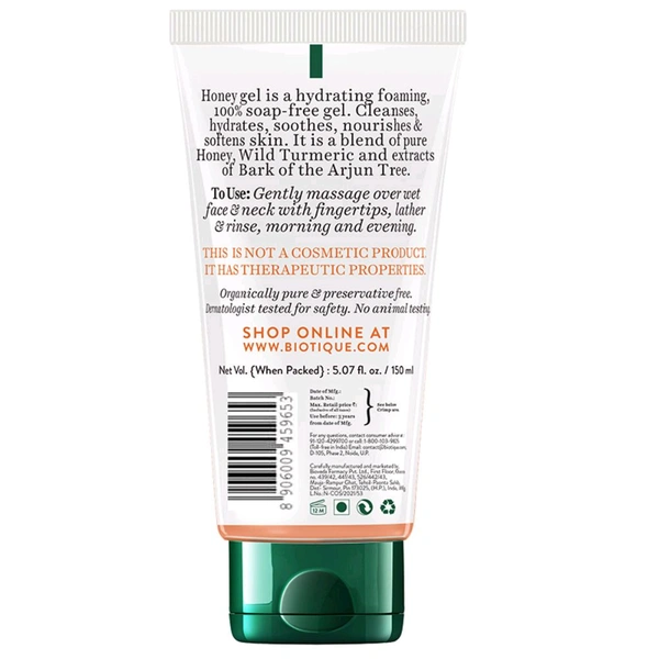 Biotique Honey Gel Soothe & Nourish Foaming Face Wash
(150ml)