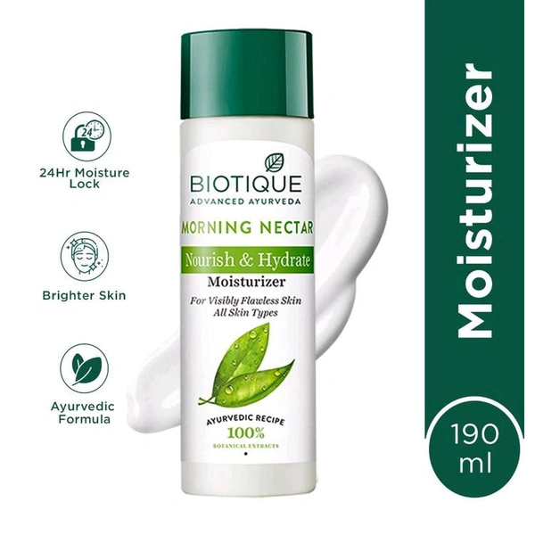 Biotique Morning Nectar Nourish & Hydrate Moisturizer (190ml)