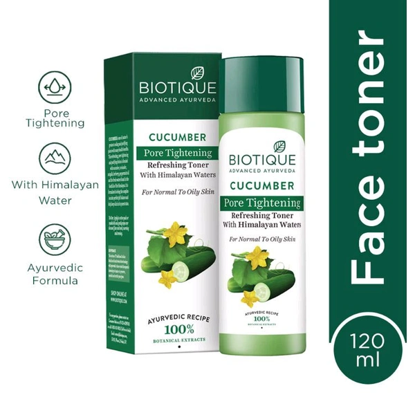 Biotique Bio Cucumber Pore Tightening Toner (120ml)