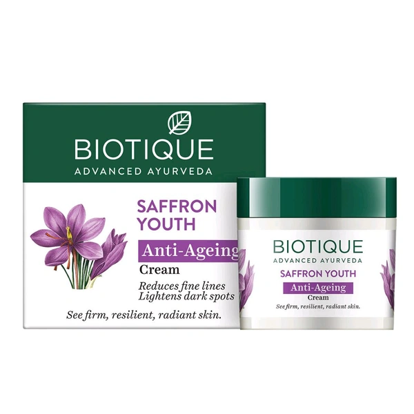 Biotique Saffron Youth Anti-Ageing Cream
(50gm)