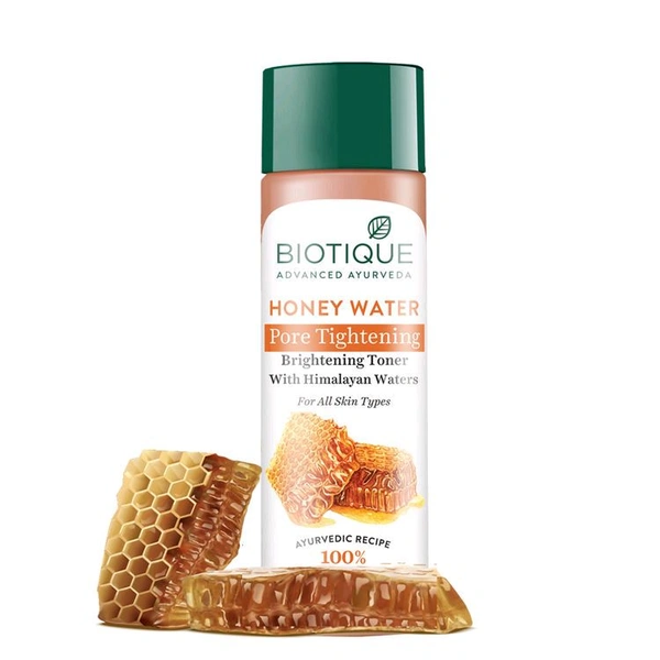 Biotique Honey Water Pore Tightening Brightening Toner (120ml)