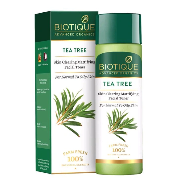 Biotique Tea Tree Skin Clearing Mattifying Facial Toner (120ml)