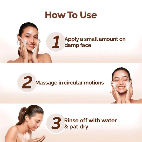 Mamaearth Rice Face Wash With Rice Water & Niacinamide,100gm 