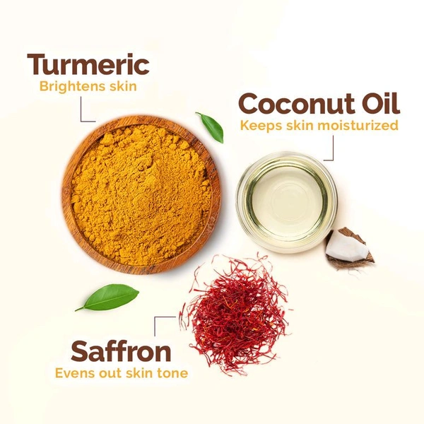 Mamaearth Ubtan Face Wash With Turmeric & Saffron ,100gm 