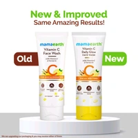 Mamaearth Vitamin C Face Wash with Vitamin C and Turmeric , 100gm 