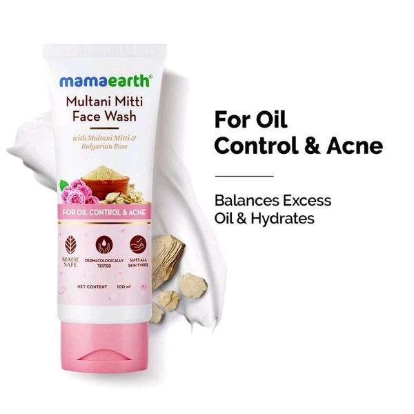 Mamaearth Multani Mitti Face Wash (100ml)