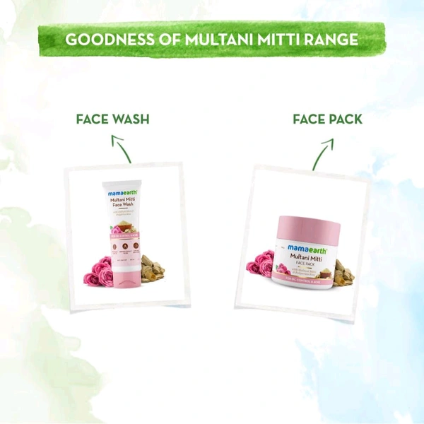 Mamaearth Multani Mitti Face Wash (100ml)
