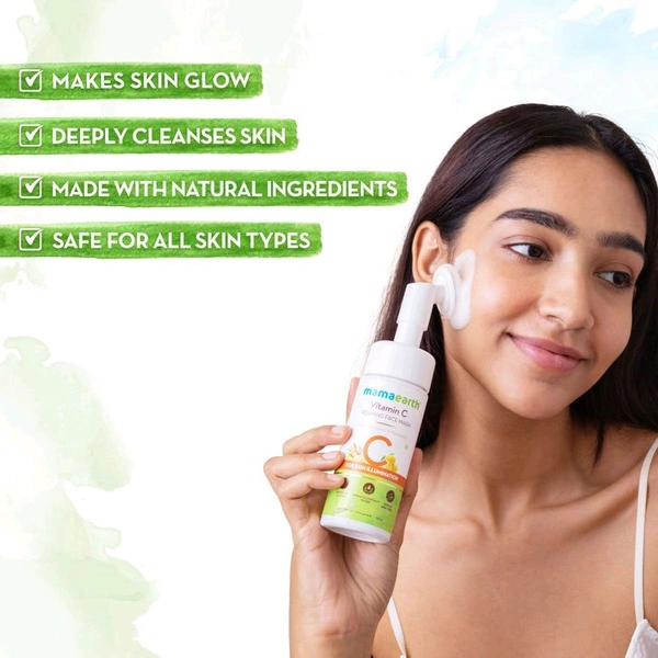 Mamaearth Vitamin C Foaming Face Wash ,150gm 