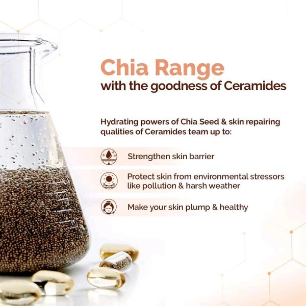 Mamaearth Chia Seed and Ceramides Oil-Free Face Wash,100gm 