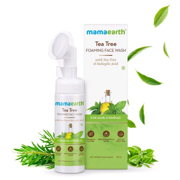 Mamaearth Tea Tree Foaming Face Wash ,150gm 