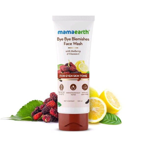 Mamaearth Bye Bye Blemishes Face Wash ,100 Gm 