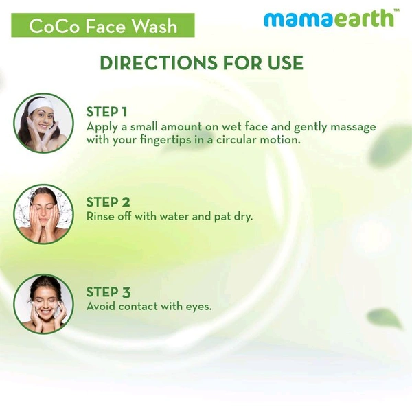 Mamaearth CoCo Facewash, With Coffee & Cocoa,100gm 