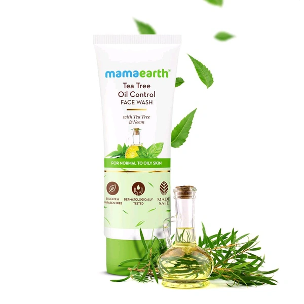 Mamaearth Face Wash With Tea Tree Oil And Neem,100ml 
