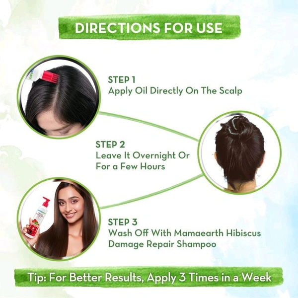 Mamaearth Hibiscus Damage Repair Hair Oil (150ml)