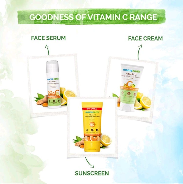 Mamaearth Ultra Light Indian Sunscreen SPF 50 PA++++ ,50gm 