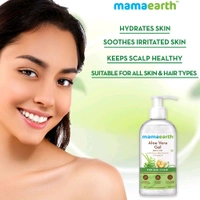 Mamaearth Aloe Vera Gel with Pure Aloe Vera ,300ml