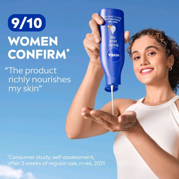 Nivea Deep Moisture Serum Vit E Body Lotion ,200ml 