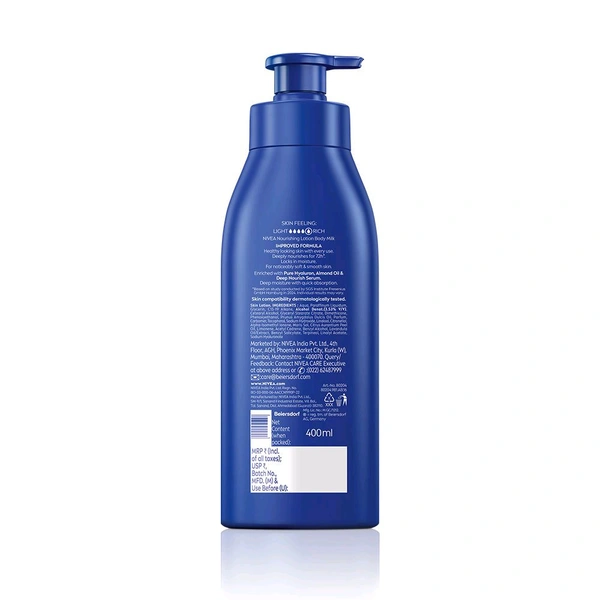 Nivea Deep Moisture Serum Vit E Body Lotion ,400ml 