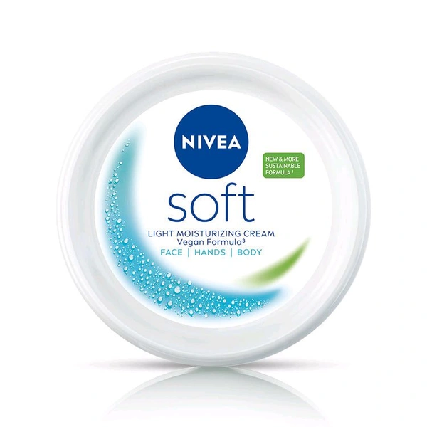 Nivea Soft Vit E Light Non Sticky Face Moisturiser Cream ,200gm 