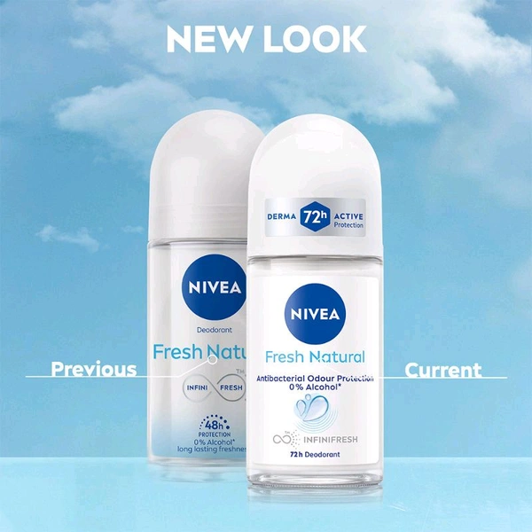 Nivea Fresh Natural Anti Roll-On ,50ml 
