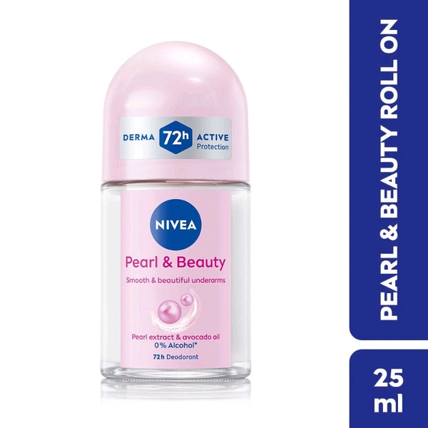 Nivea Protection With Pearl Beauty Roll On ,25gm 