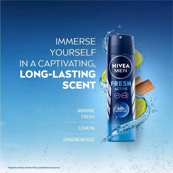 MEN Deodorant, Fresh Active,150ml 