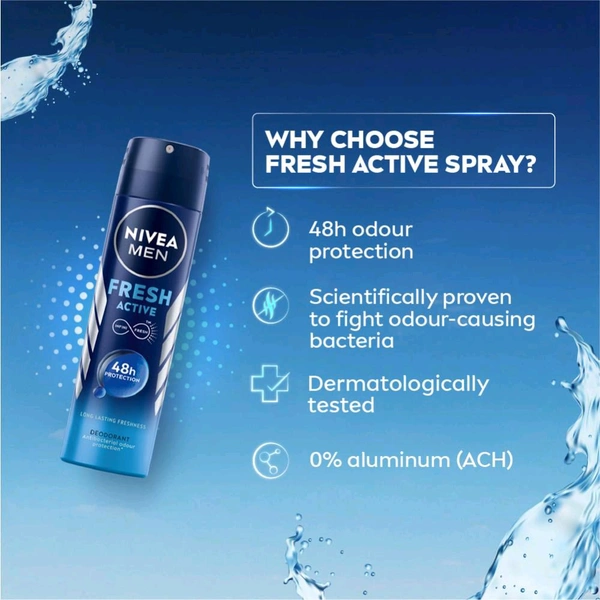 MEN Deodorant, Fresh Active,150ml 
