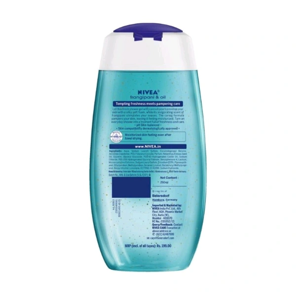 Nivea Frangipani & care oil Body wash,250ml