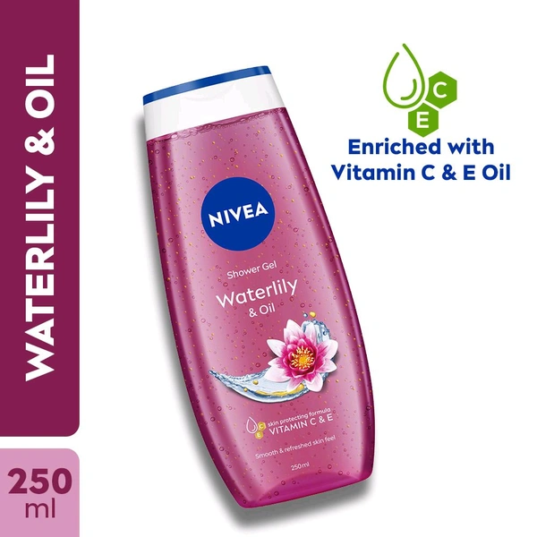Nivea Waterlily & care oil Body wash (250ml)