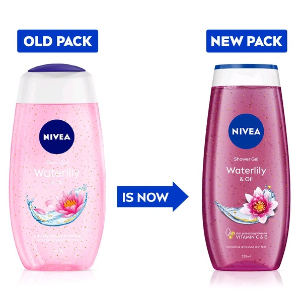 Nivea Waterlily & care oil Body wash (250ml)