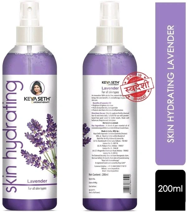 Keya Seth  Skin Hydrating Lavender Toner ,200ml 