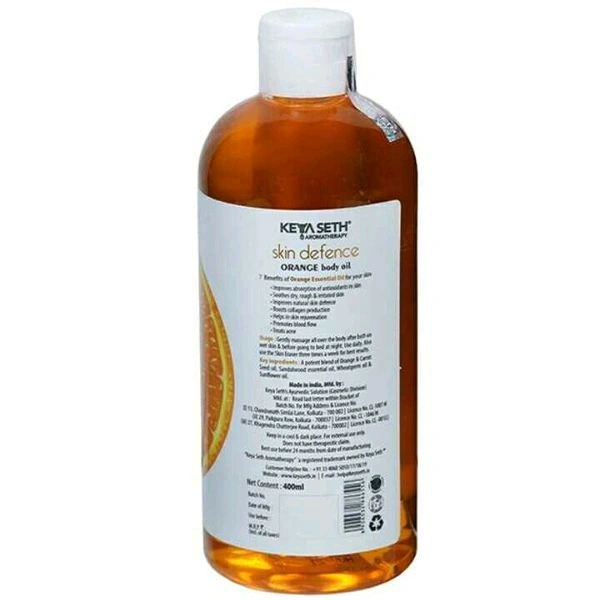 Keya Seth orange body Oil ,400ml