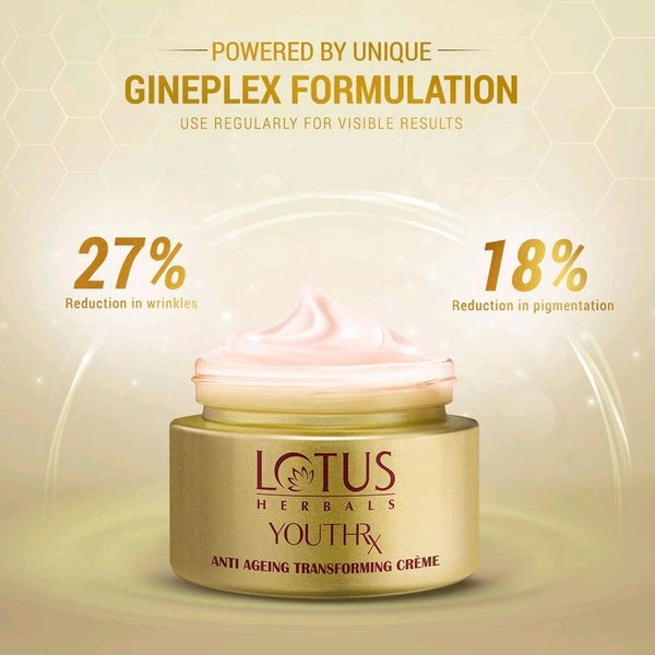 Lotus Herbals Youthrx Anti-Ageing Transforming Creme,50gm 