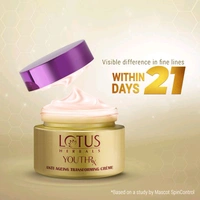 Lotus Herbals Youthrx Anti-Ageing Transforming Creme,50gm 